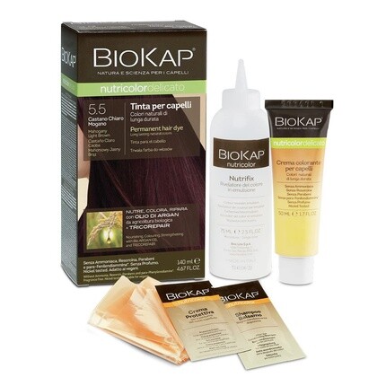 Biokap Nutricolor Delicate 5.50 Красное дерево Коричневый, Bios Line 
Biokap Nutricolor Delicate 5.50 Красное дерево Коричневый, Bios Line