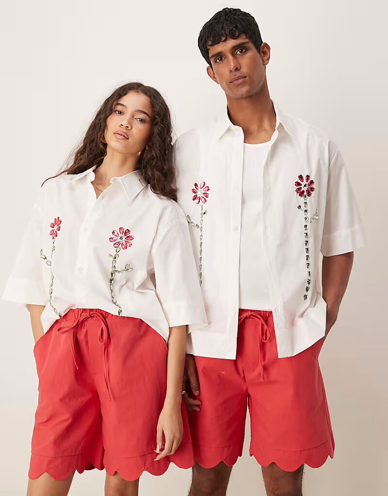 Рубашка Sister Jane с цветочным узором белого цвета Sister Jane Mens
Рубашка Sister Jane с цветочным узором белого цвета Sister Jane Mens