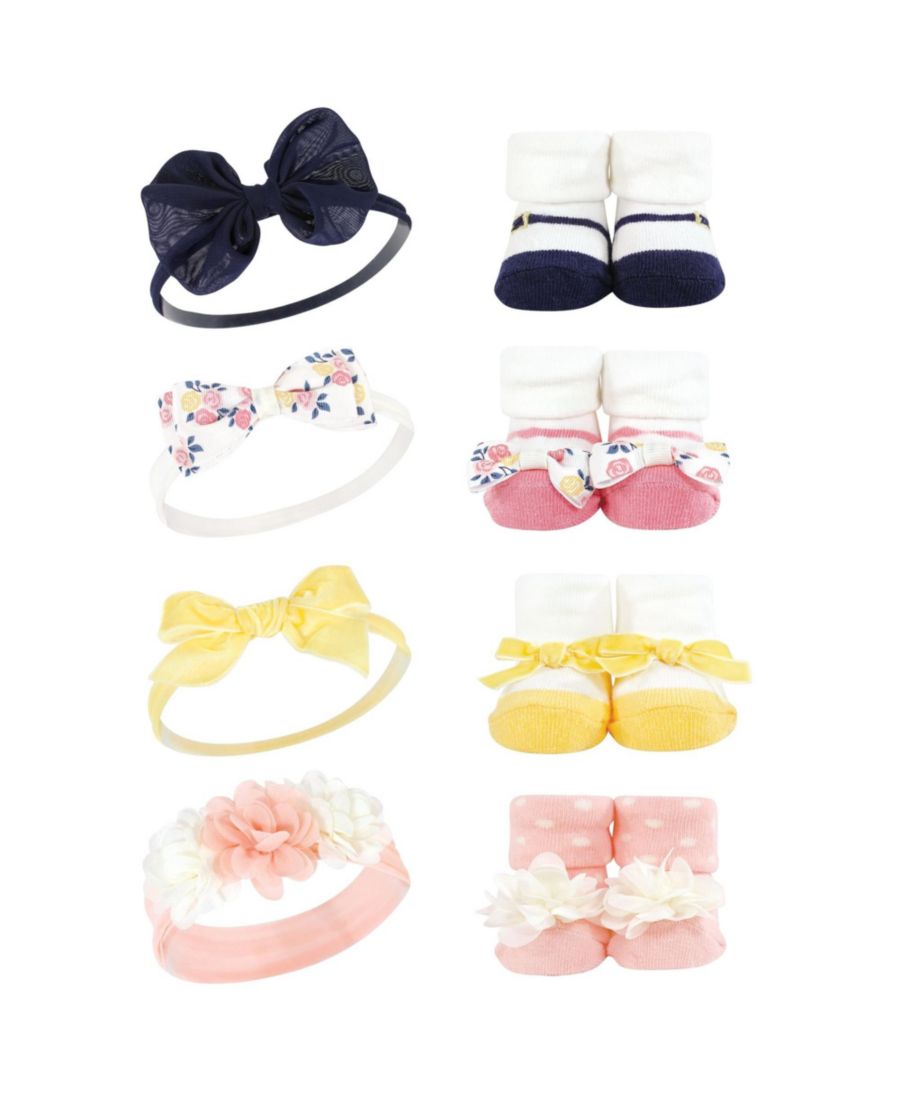 Набор из 8 предметов: повязка на голову и носки Hudson Baby, Pink yellow flower
Набор из 8 предметов: повязка на голову и носки Hudson Baby, Pink yellow flower