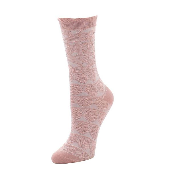 Хлопковые носки Lace trellis Natori, Blush
Хлопковые носки Lace trellis Natori, Blush
