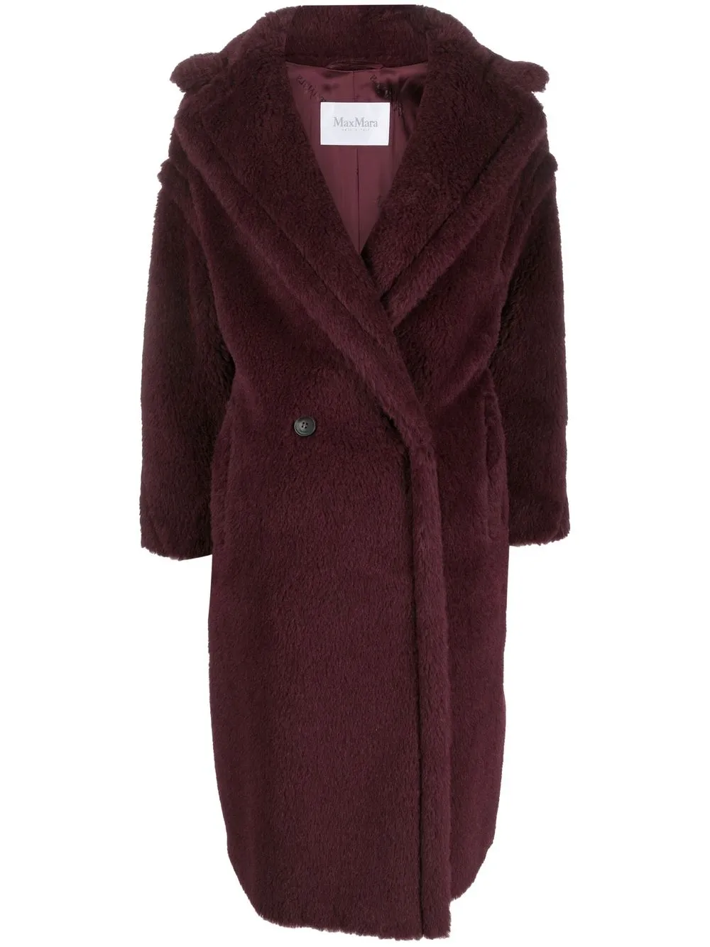 Двубортное пальто из шерсти Max Mara, фиолетовый
Двубортное пальто из шерсти Max Mara, фиолетовый
