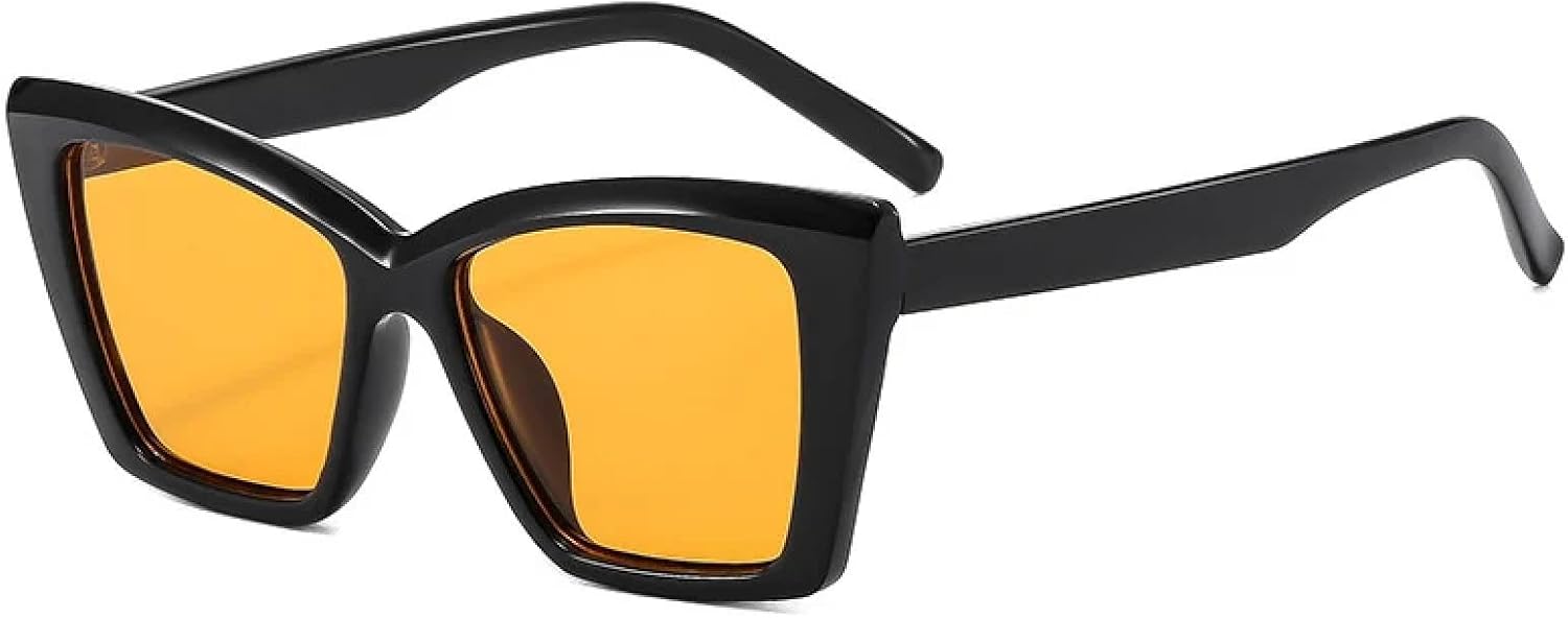 Солнцезащитные очки с защитой от УФ-излучения UV400 | «Кошачий глаз» — женский тренд в стиле панк | Для женщин и мужчин, для занятий спортом на открытом воздухе и вождения DSVIGF, Black-orange
Солнцезащитные очки с защитой от УФ-излучения UV400 | «Кошачий глаз» — женский тренд в стиле панк | Для женщин и мужчин, для занятий спортом на открытом воздухе и вождения DSVIGF, Black-orange