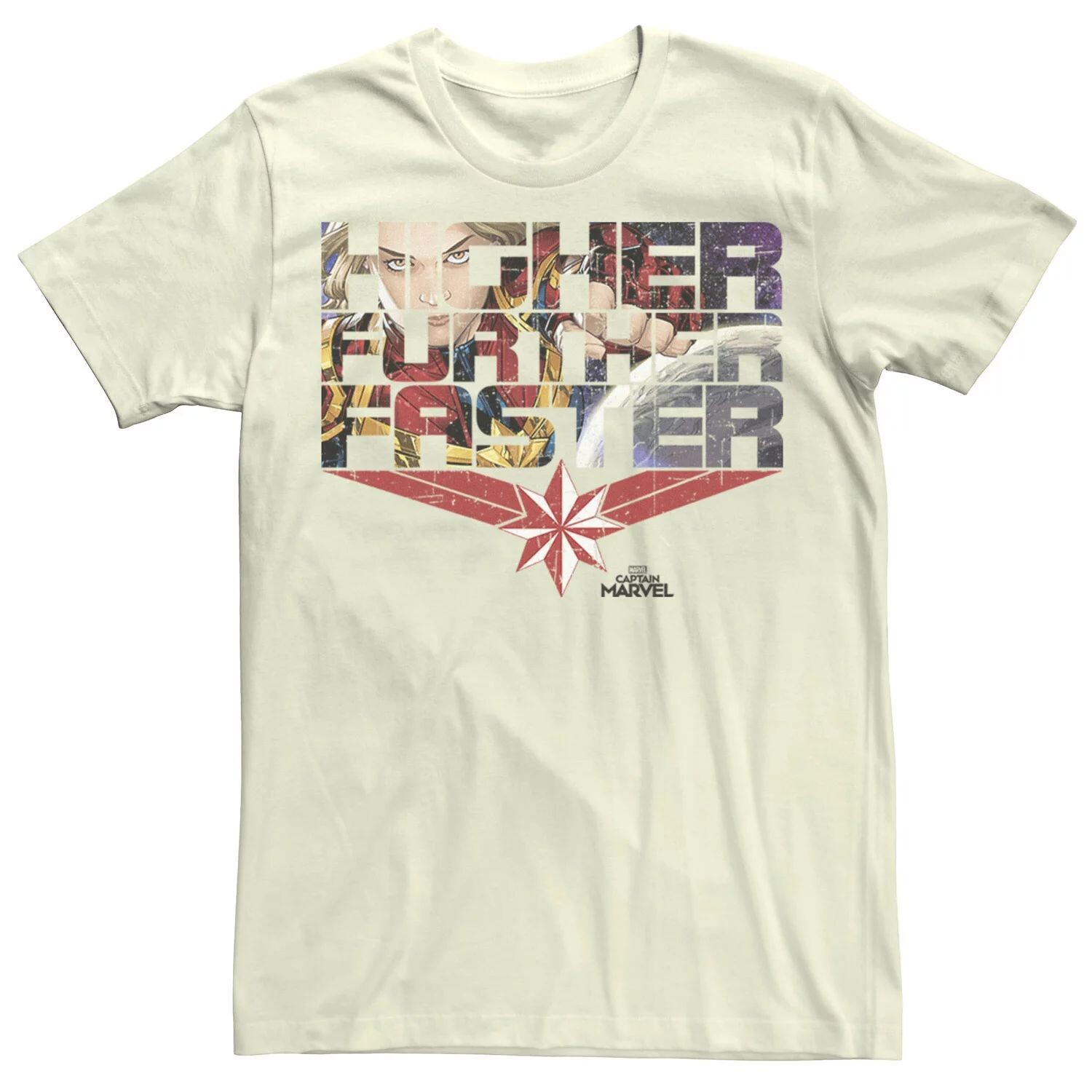 Мужская футболка с графическим рисунком Captain Higher Faster Дальнейшее Marvel
Мужская футболка с графическим рисунком Captain Higher Faster Дальнейшее Marvel