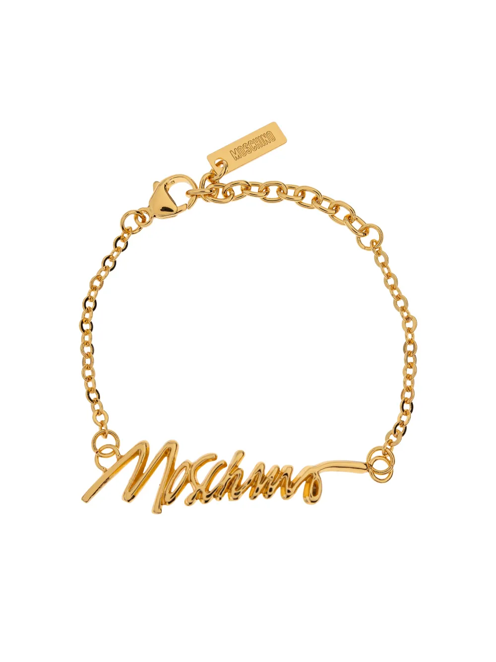 Браслет с логотипом Moschino, золотистый
Браслет с логотипом Moschino, золотистый
