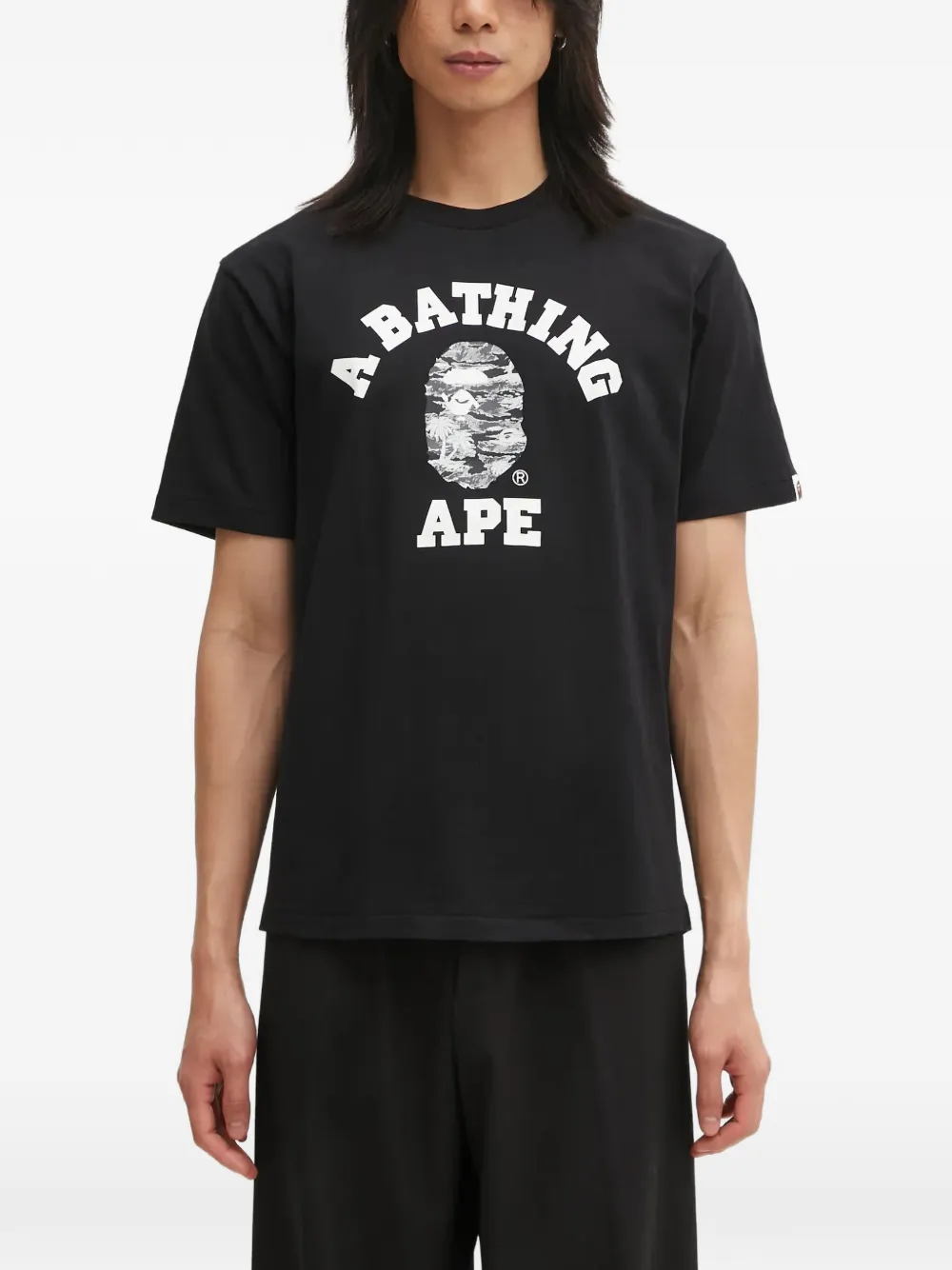Футболка с графическим принтом A BATHING APE, черный
Футболка с графическим принтом A BATHING APE, черный