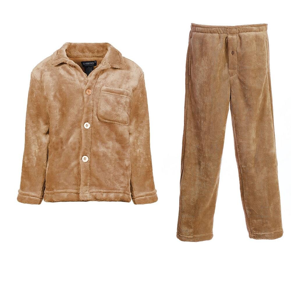 Детский супермягкий плюшевый пижамный комплект Gioberti из 2 предметов, цвет Camel
Детский супермягкий плюшевый пижамный комплект Gioberti из 2 предметов, цвет Camel