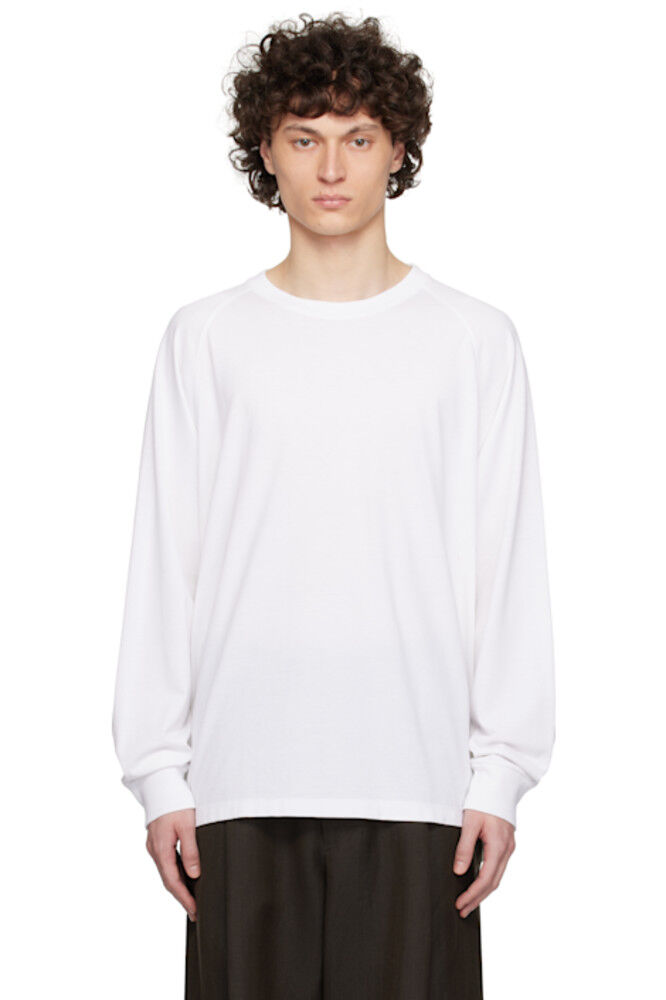 Белая футболка с длинным рукавом из хлопка Supima Cupra YLÈVE
Белая футболка с длинным рукавом из хлопка Supima Cupra YLÈVE