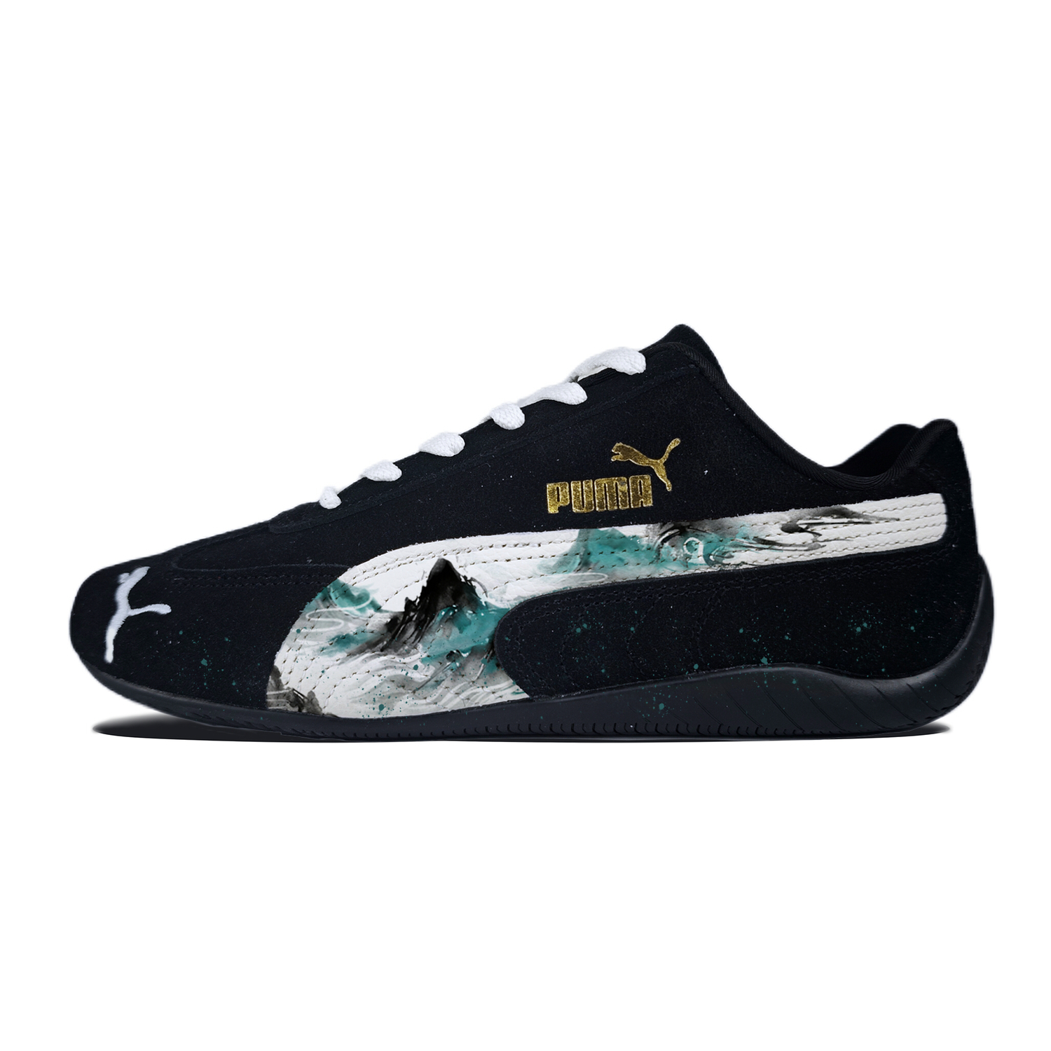 Puma Скейтбордные кроссовки Speedcat Ink Wash Landscape из натуральной кожи, унисекс, черный
Puma Скейтбордные кроссовки Speedcat Ink Wash Landscape из натуральной кожи, унисекс, черный