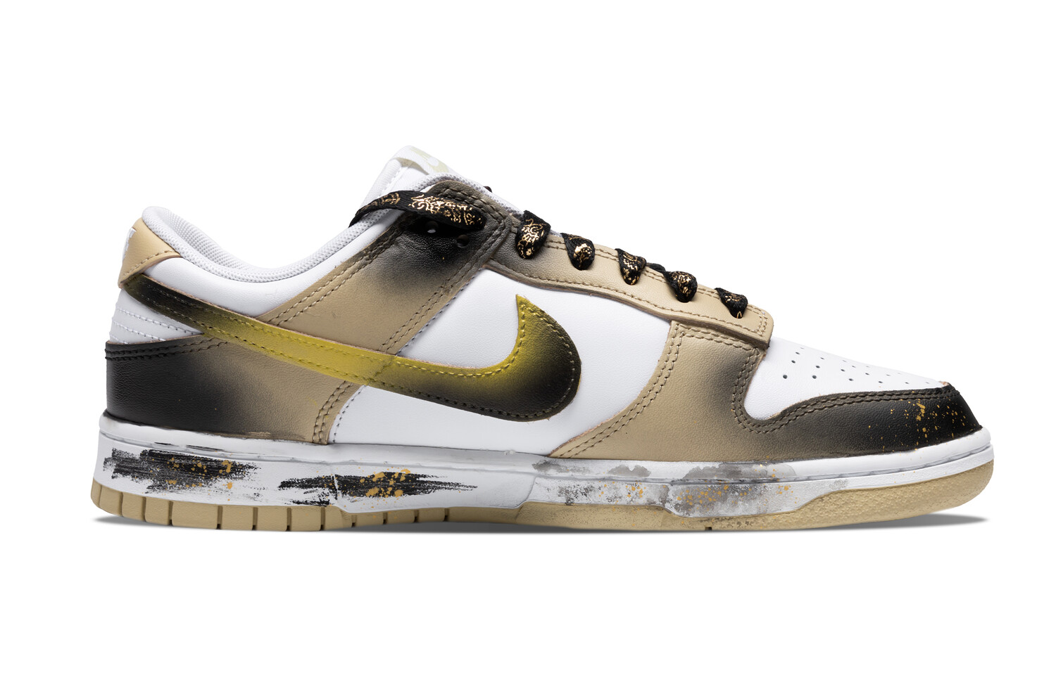 Кроссовки для скейтбординга Dunk мужские с низким верхом, черный/золотой Nike
Кроссовки для скейтбординга Dunk мужские с низким верхом, черный/золотой Nike