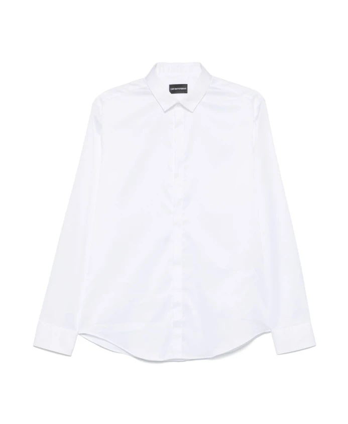 Классическая белая рубашка с воротником Emporio Armani, белый
Классическая белая рубашка с воротником Emporio Armani, белый