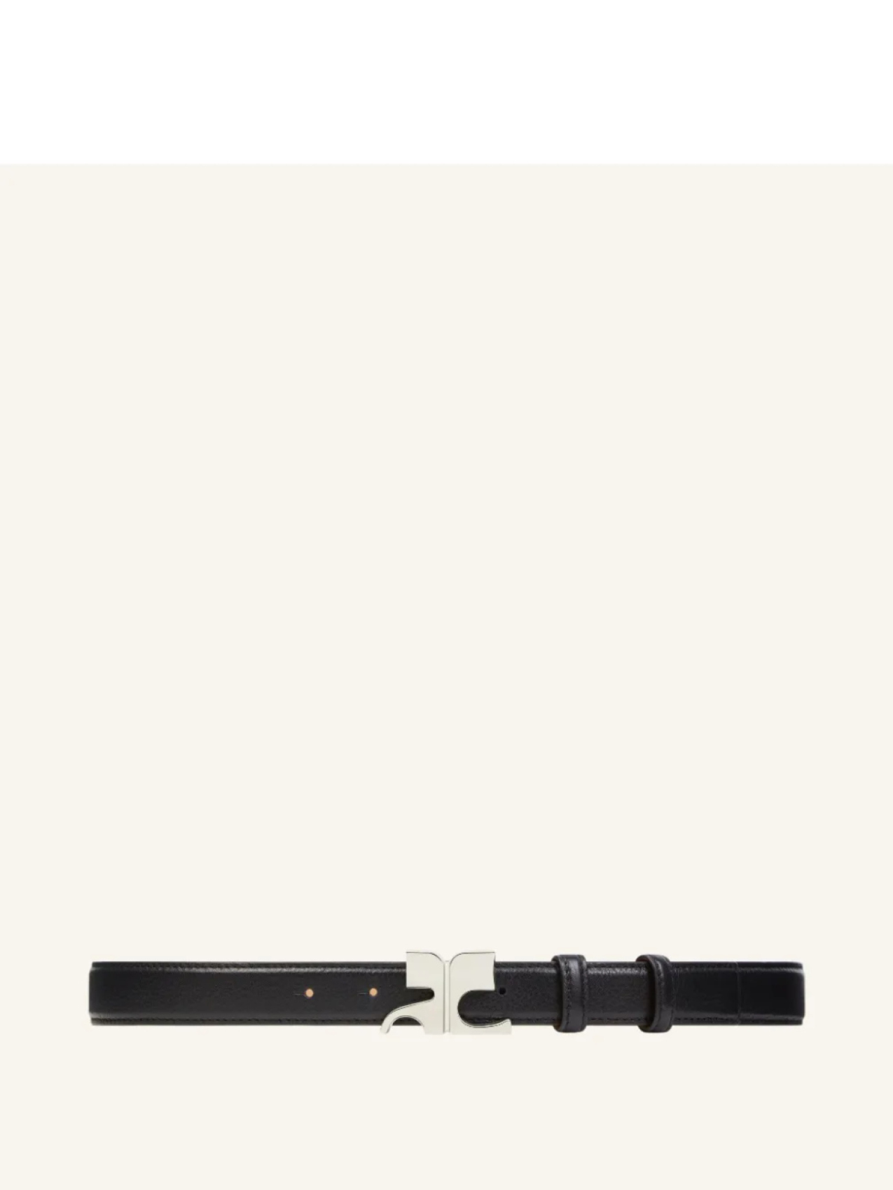 Ремень с пряжкой-логотипом Courrèges, черный
Ремень с пряжкой-логотипом Courrèges, черный