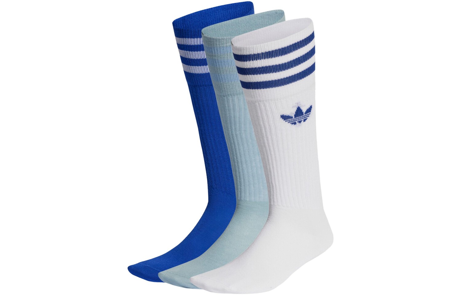 Носки унисекс до середины икры Adidas Originals, цвет 3 pairs (white + magic gray + semi-fluorescent blue)
Носки унисекс до середины икры Adidas Originals, цвет 3 pairs (white + magic gray + semi-fluorescent blue)