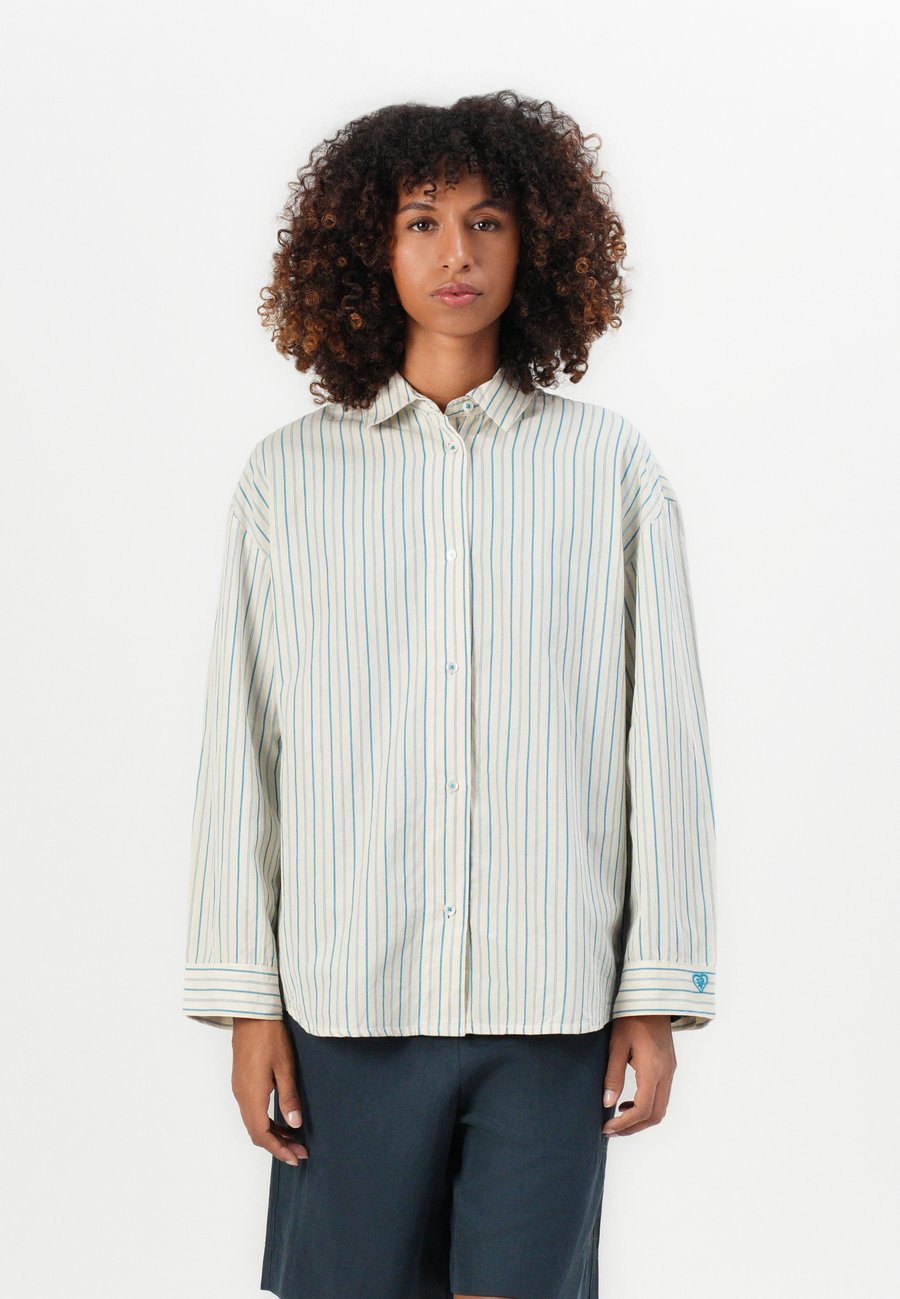 Блуза Becksöndergaard SURI SHIRT, Off-White/Blue/Off-White
Блуза Becksöndergaard SURI SHIRT, Off-White/Blue/Off-White