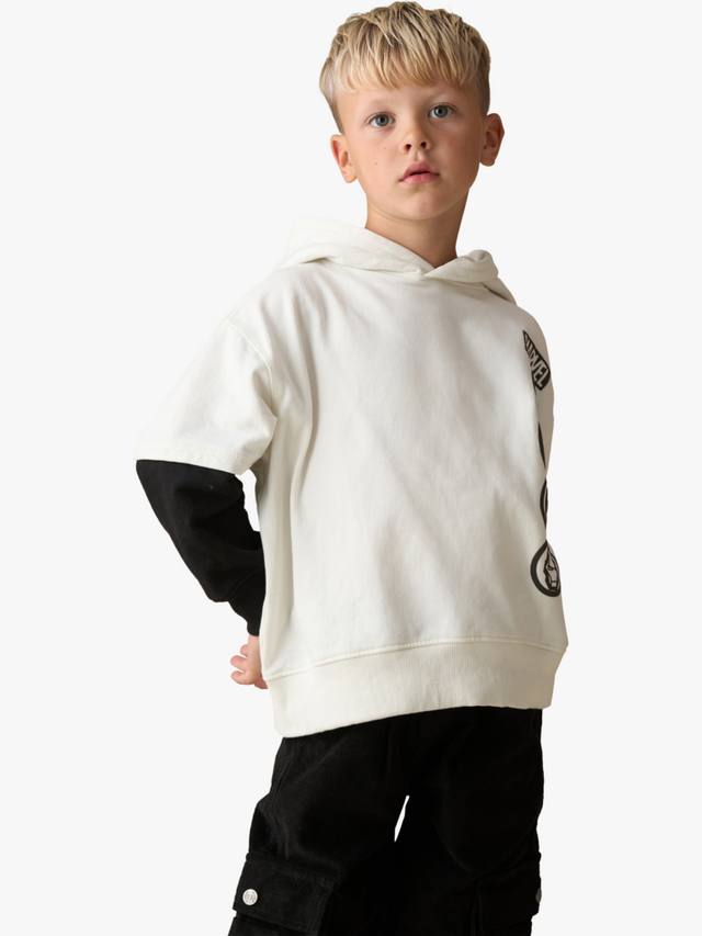 Детская хлопковая толстовка с принтом Marvel Angel & Rocket, Cream
Детская хлопковая толстовка с принтом Marvel Angel & Rocket, Cream