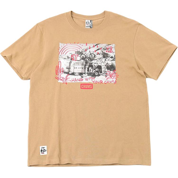 Футболка унисекс светло-коричневая CHUMS
Футболка унисекс светло-коричневая CHUMS
