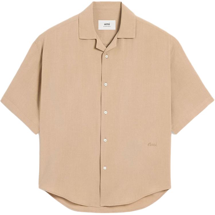 Рубашка Ami Camp с коротким рукавом AMIPARIS, бежевый
Рубашка Ami Camp с коротким рукавом AMIPARIS, бежевый