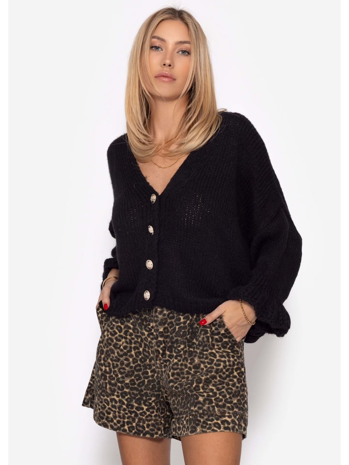 Черный кардиган с рукавами 3/4 SASSYCLASSY
Черный кардиган с рукавами 3/4 SASSYCLASSY