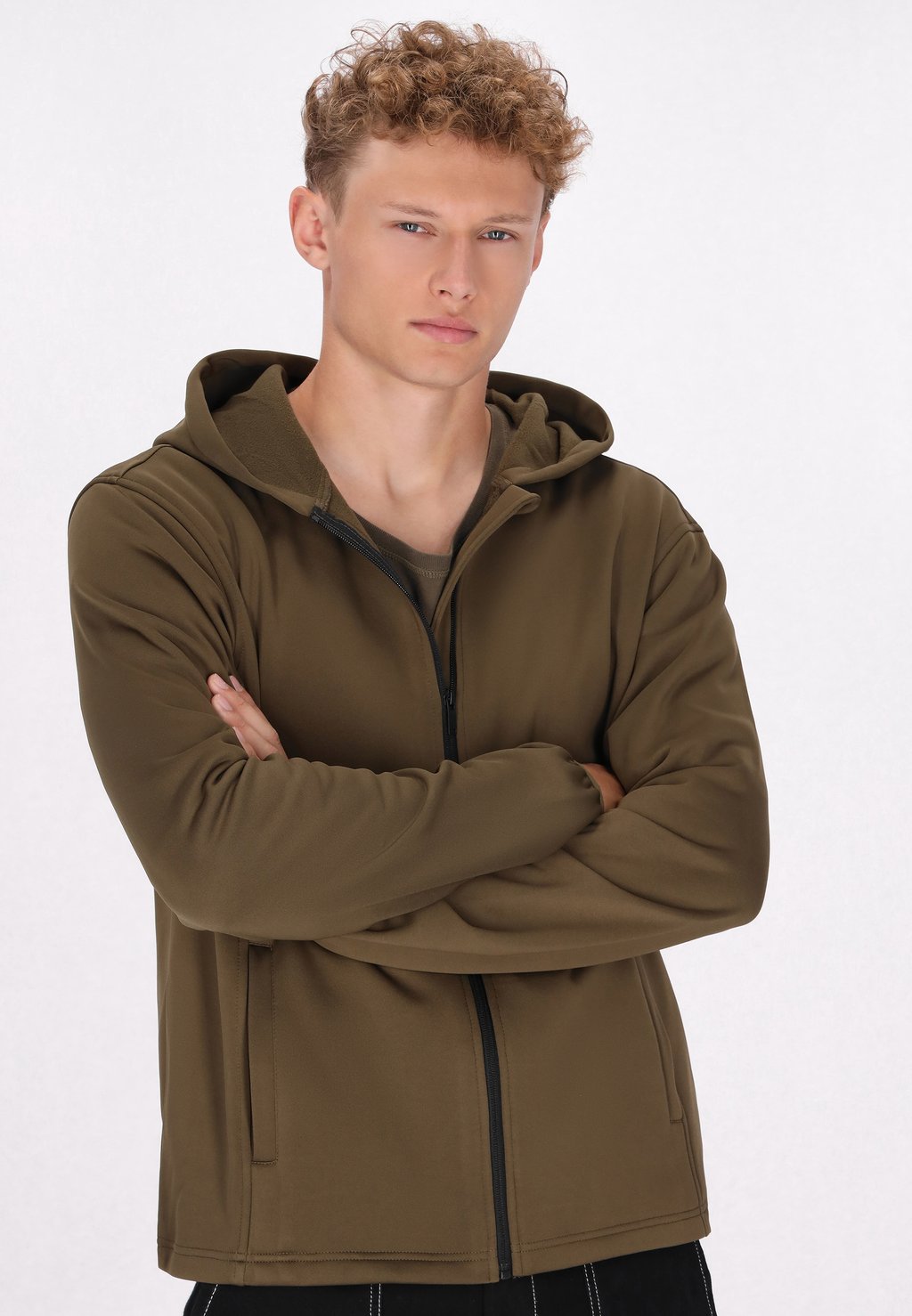 Толстовка на молнии Mo, хаки
Толстовка на молнии Mo, хаки