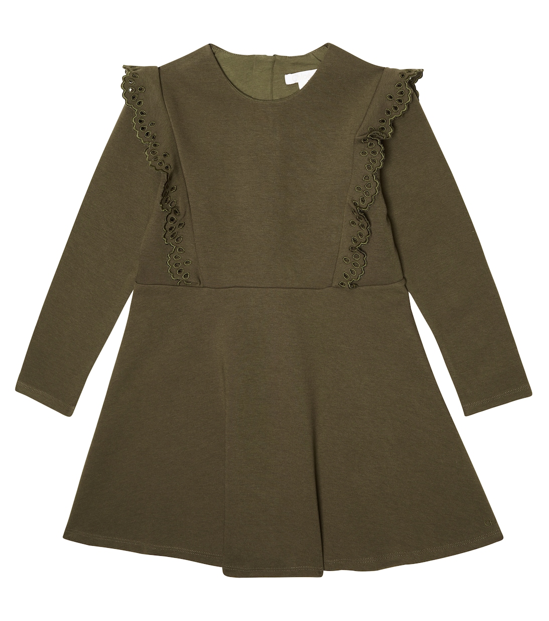 Платье с оборками Chloé Kids, Dark Green 
Платье с оборками Chloé Kids, Dark Green