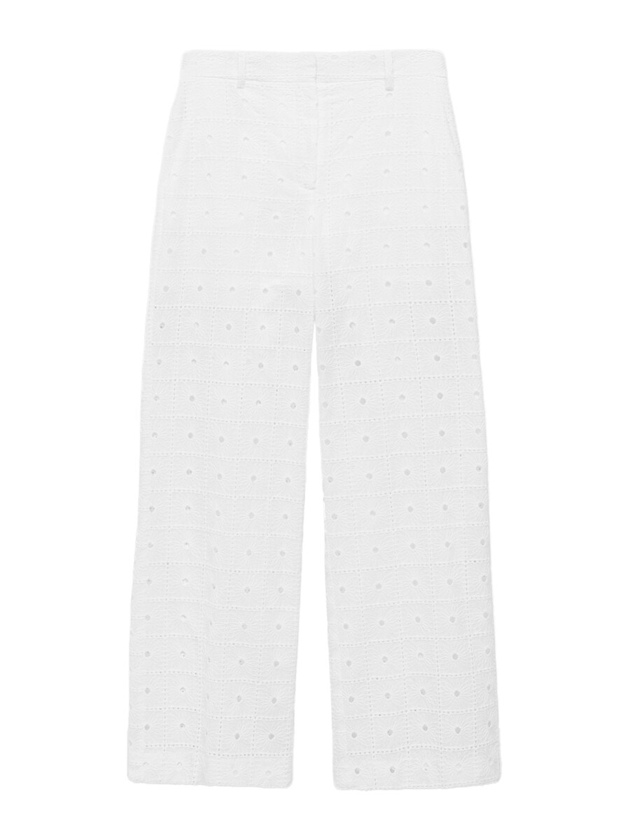 Брюки свободного кроя MANGO FADO, белый 
Брюки свободного кроя MANGO FADO, белый