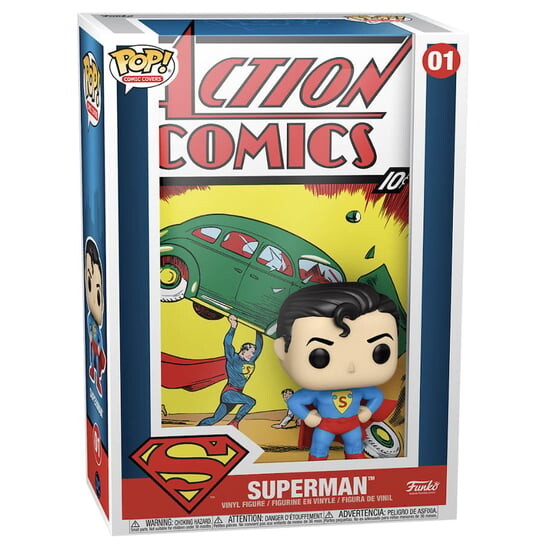 Funko POP! Обложки комиксов, коллекционная фигурка, Супермен
Funko POP! Обложки комиксов, коллекционная фигурка, Супермен
