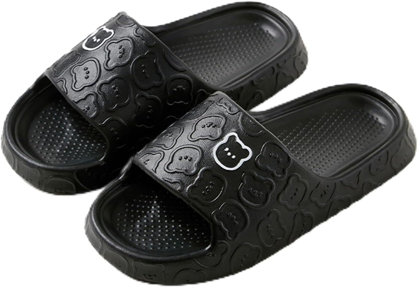 Тапочки с милым медвежонком ASHALI, слайдеры, для дома и ванной, с противоскользящей подошвой EVA, для мужчин и женщин, белые
Тапочки с милым медвежонком ASHALI, слайдеры, для дома и ванной, с противоскользящей подошвой EVA, для мужчин и женщин, белые