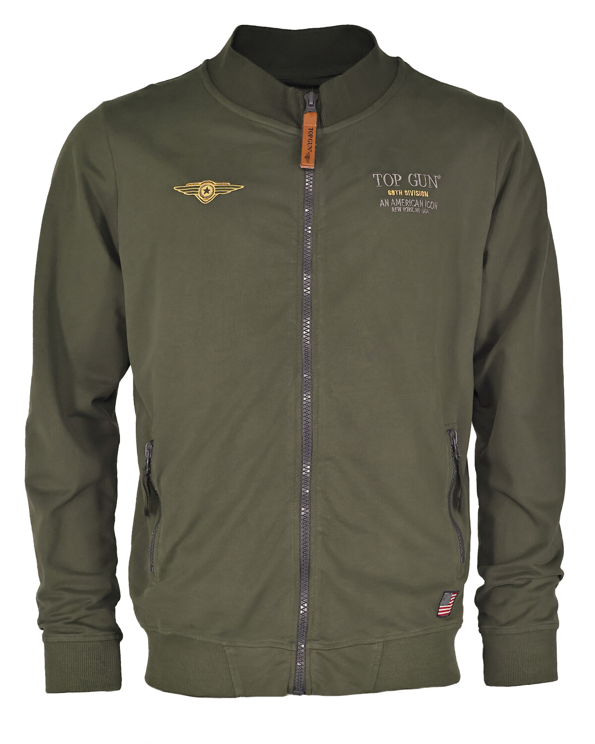 Толстовка TOP GUN Jacke TG20213020, оливковый 
Толстовка TOP GUN Jacke TG20213020, оливковый
