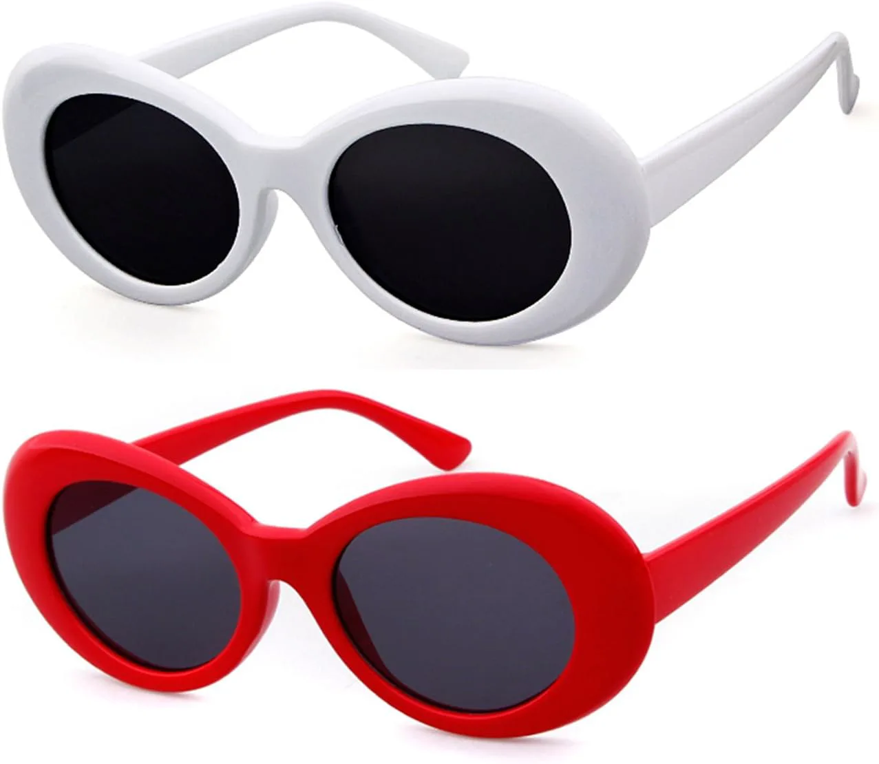 Солнцезащитные очки GIFIORE Clout Goggles для женщин и мужчин, ретро-очки овальной формы, солнцезащитные очки для девочек и мальчиков, 2 Pack: White & Red
Солнцезащитные очки GIFIORE Clout Goggles для женщин и мужчин, ретро-очки овальной формы, солнцезащитные очки для девочек и мальчиков, 2 Pack: White & Red
