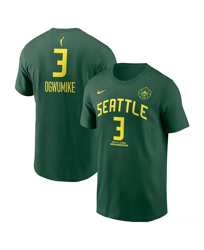 Мужская и женская футболка Nneka Ogwumike Green Seattle Storm Explorer Edition с именем и номером Nike
Мужская и женская футболка Nneka Ogwumike Green Seattle Storm Explorer Edition с именем и номером Nike