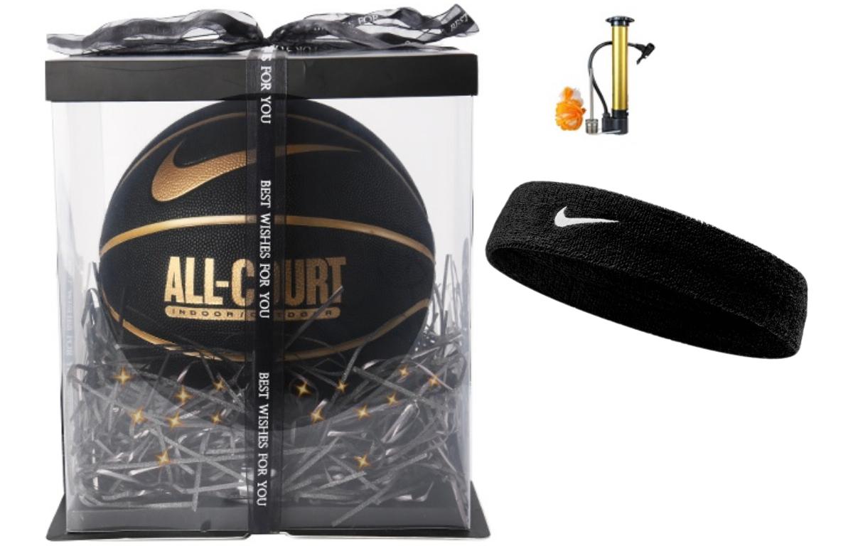 Nike Синтетический кожаный баскетбольный мяч черно-золотой размер 7 для тренировок
Nike Синтетический кожаный баскетбольный мяч черно-золотой размер 7 для тренировок