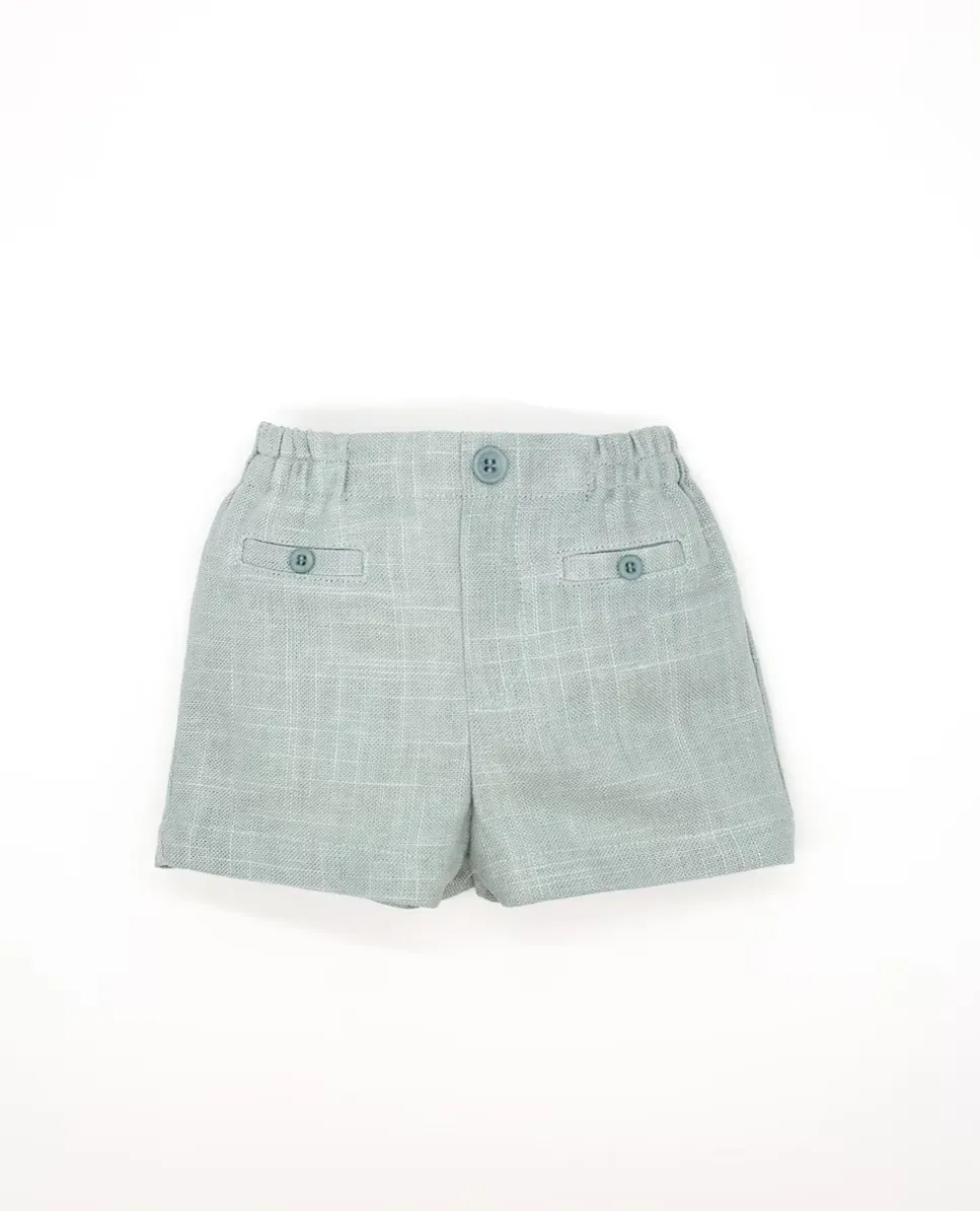 Шорты для мальчиков с искусственными карманами Fina Ejerique, цвет Verde Agua
Шорты для мальчиков с искусственными карманами Fina Ejerique, цвет Verde Agua