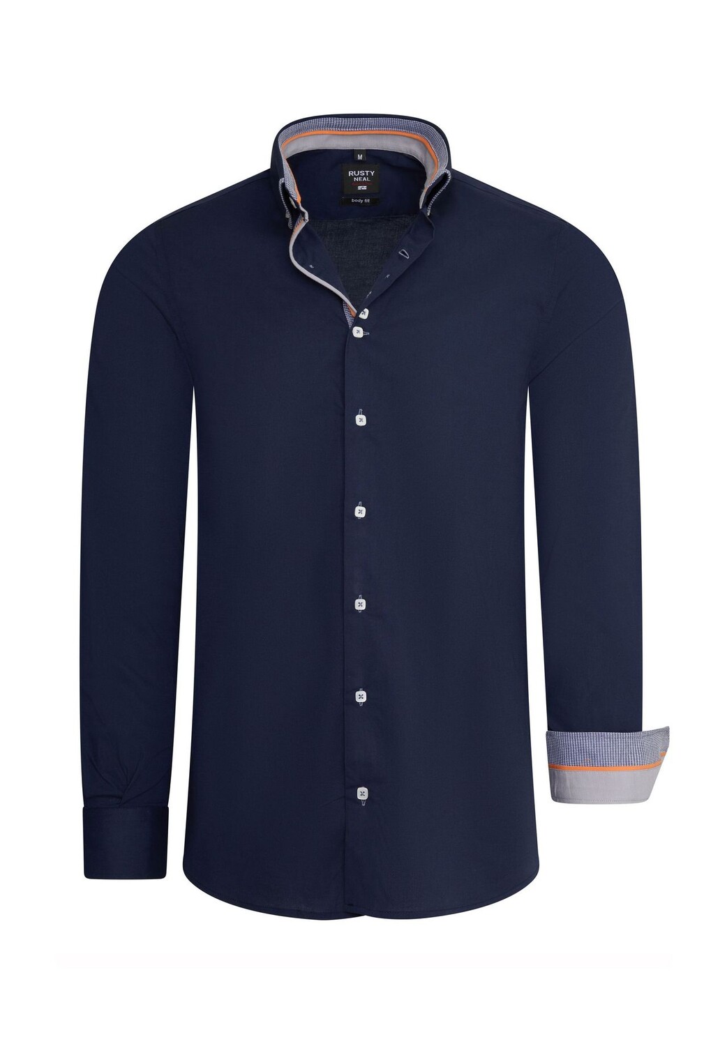 Рубашка с длинными рукавами облегающего кроя, облегающего фигуру RUSTY NEAL, цвет Marine
Рубашка с длинными рукавами облегающего кроя, облегающего фигуру RUSTY NEAL, цвет Marine