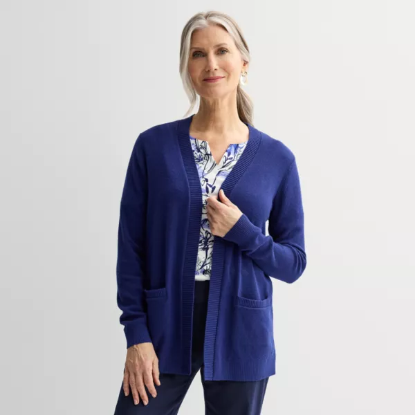 Женский кардиган с карманами Croft & Barrow, цвет felix navy
Женский кардиган с карманами Croft & Barrow, цвет felix navy