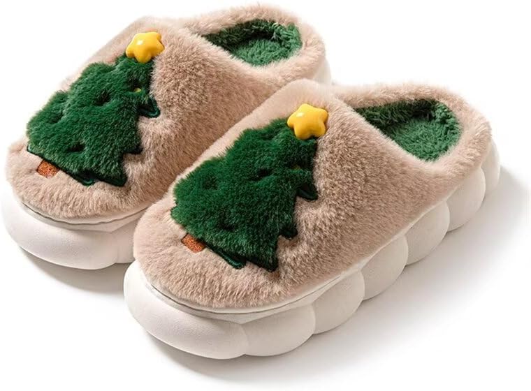 Мужские и женские домашние тапочки Zonkacen с рождественской елкой, мультяшный зимний дизайн для дома и спальни, хаки
Мужские и женские домашние тапочки Zonkacen с рождественской елкой, мультяшный зимний дизайн для дома и спальни, хаки