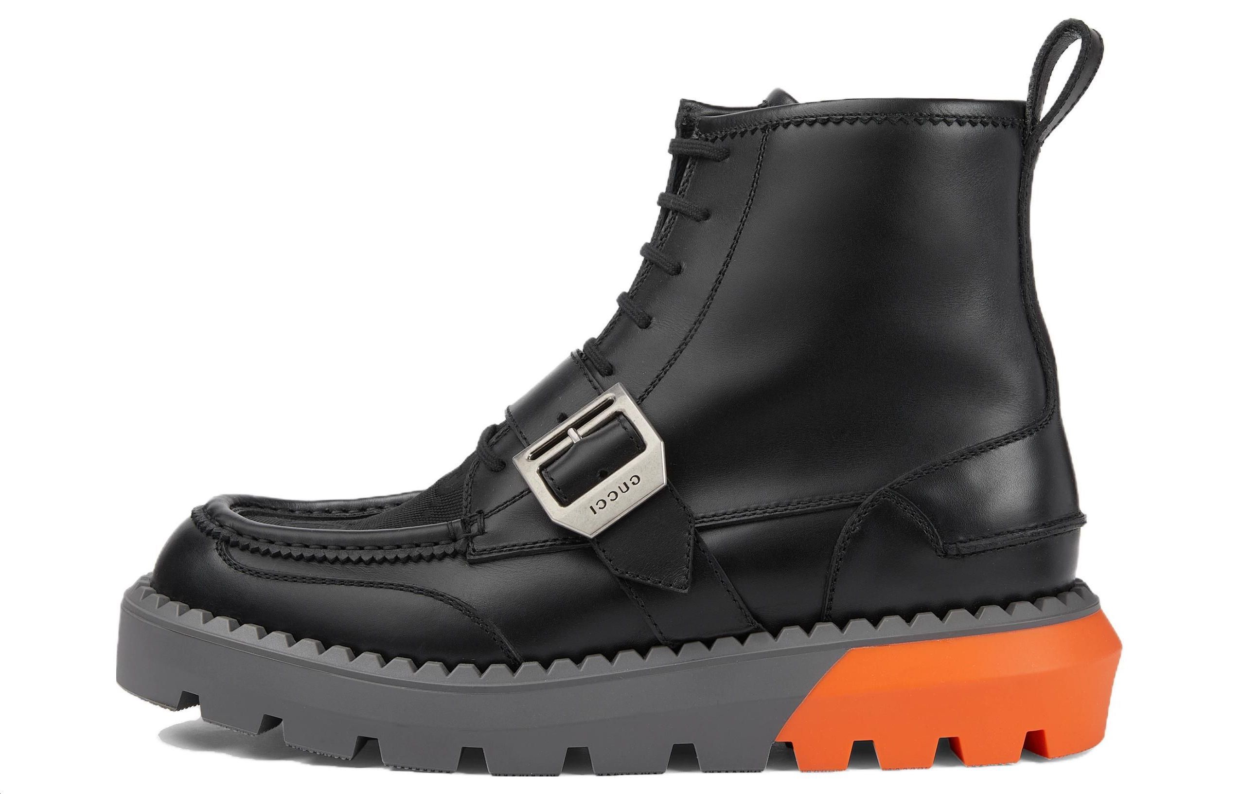 Шнуровочные ботинки 'Buckle Orange' GUCCI, черный
Шнуровочные ботинки 'Buckle Orange' GUCCI, черный