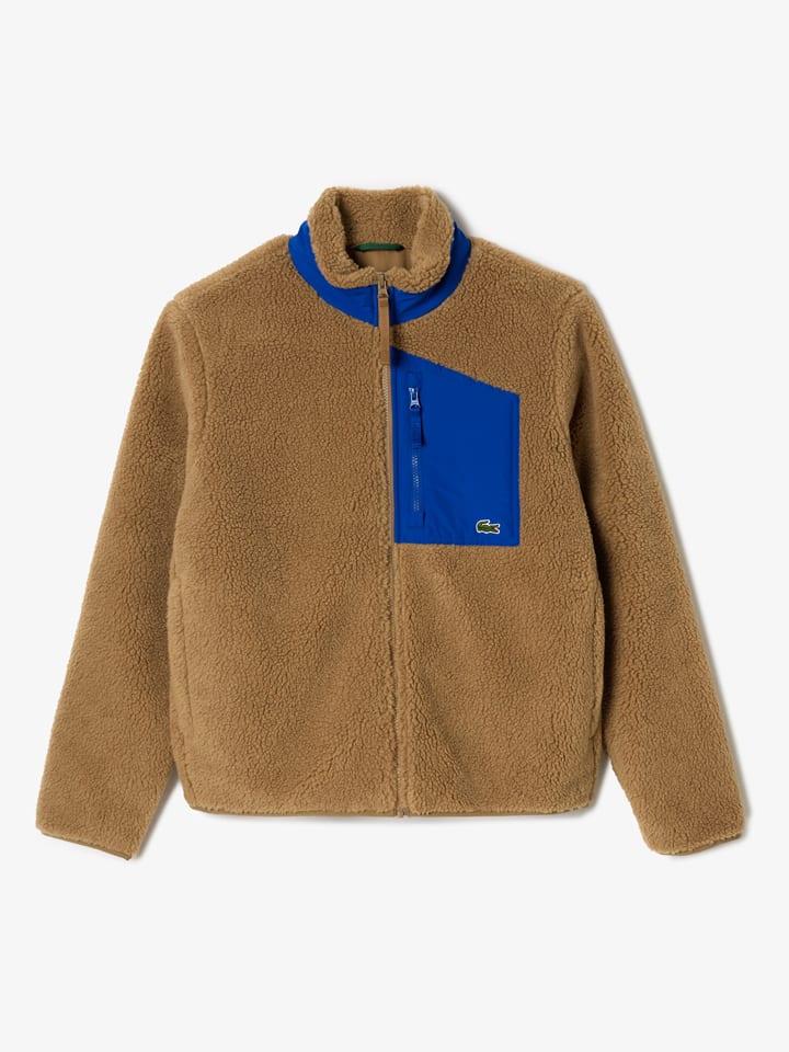 Lacoste Флисовая куртка светло-коричневого/голубого цвета
Lacoste Флисовая куртка светло-коричневого/голубого цвета