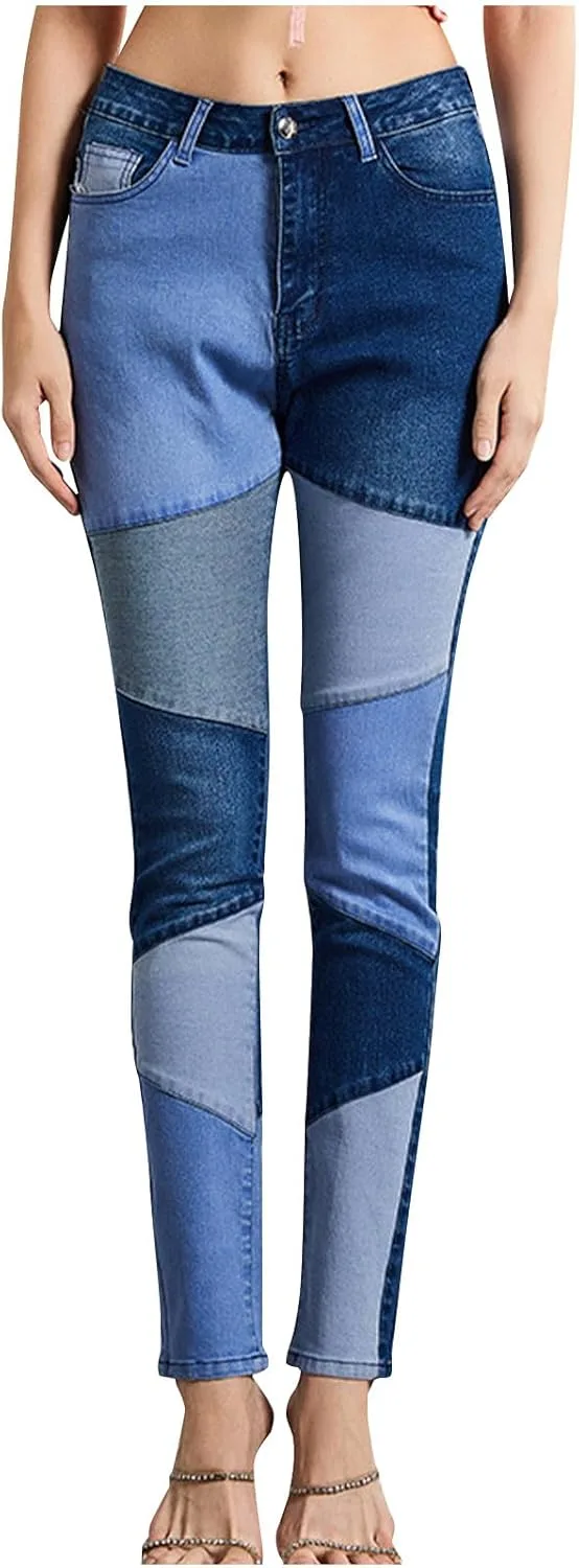 Женские джинсы с пачворком и растяжкой
Женские джинсы с пачворком и растяжкой