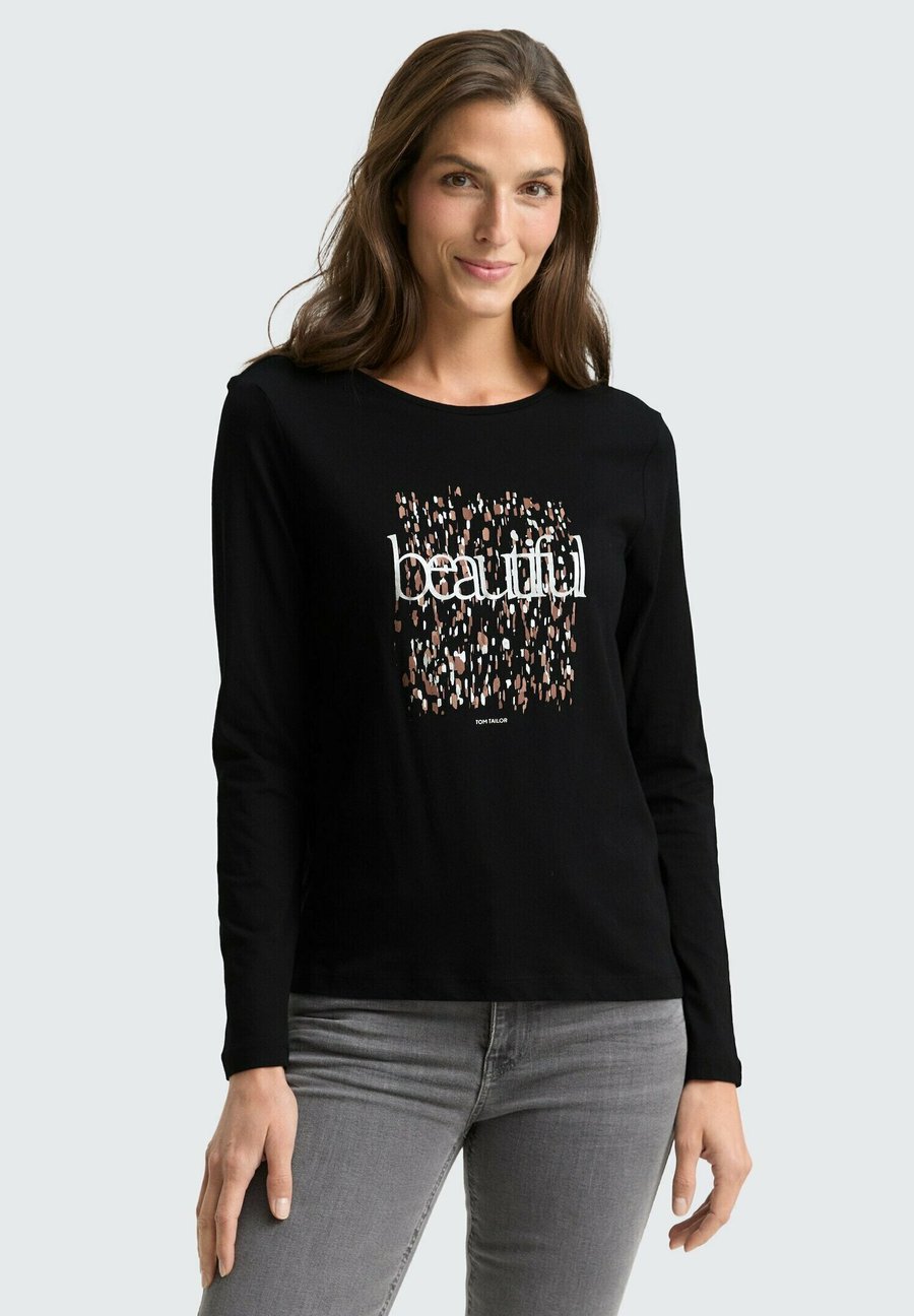Топ TOM TAILOR MIT PRINT, Deep Black/Black
Топ TOM TAILOR MIT PRINT, Deep Black/Black