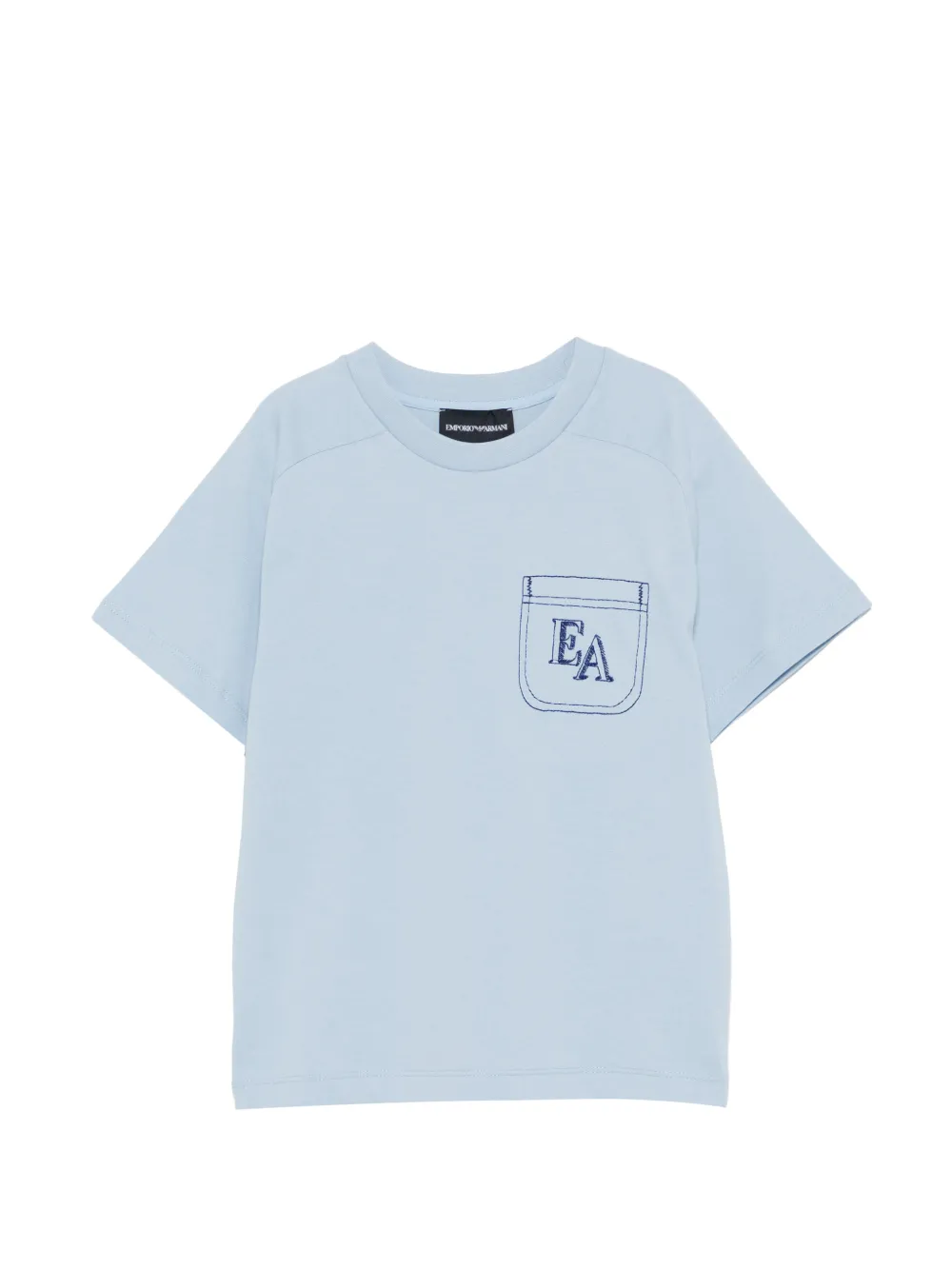Футболка с карманом и вышивкой Emporio Armani Kids, синий
Футболка с карманом и вышивкой Emporio Armani Kids, синий
