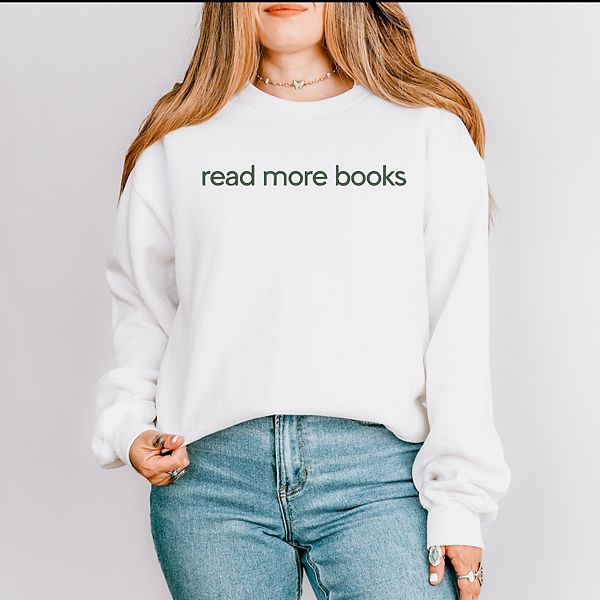 Свитшот с вышивкой read more books Simply Sage Market, White
Свитшот с вышивкой read more books Simply Sage Market, White