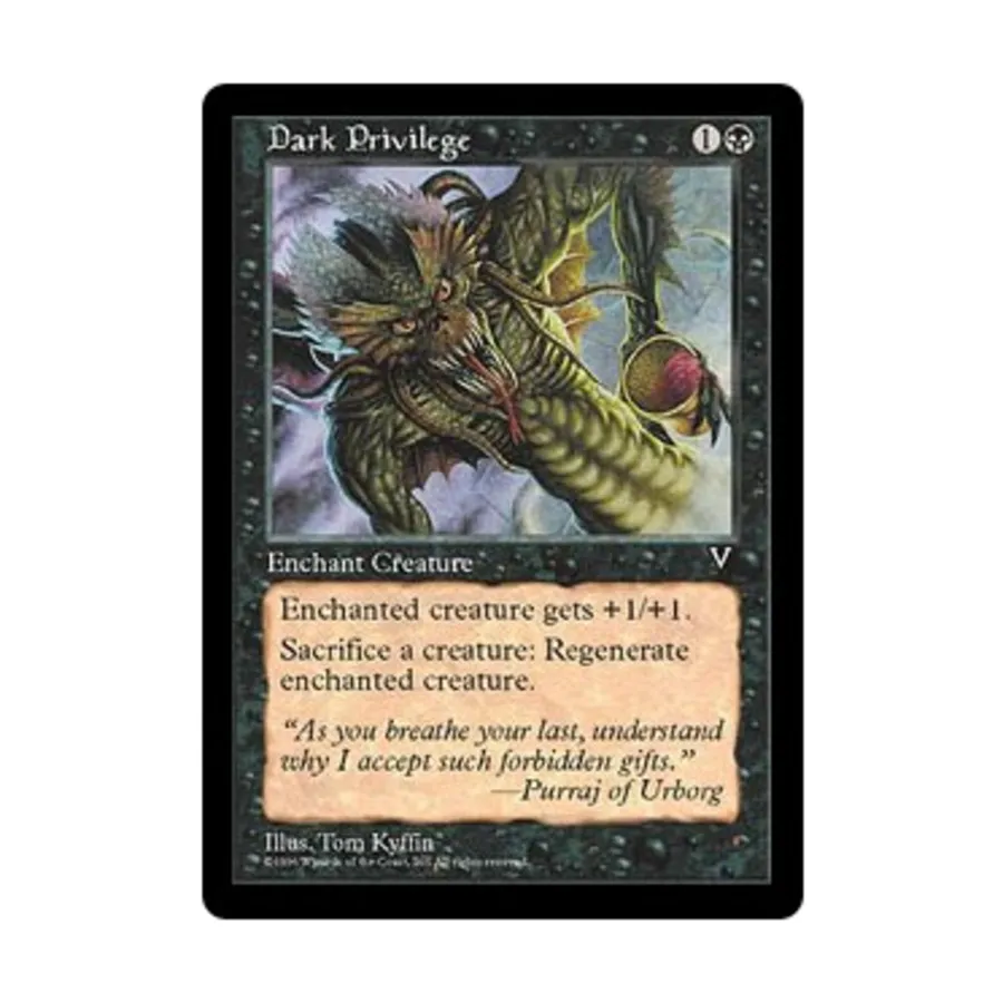 CCG Темная привилегия (С), MTG - Visions
CCG Темная привилегия (С), MTG - Visions