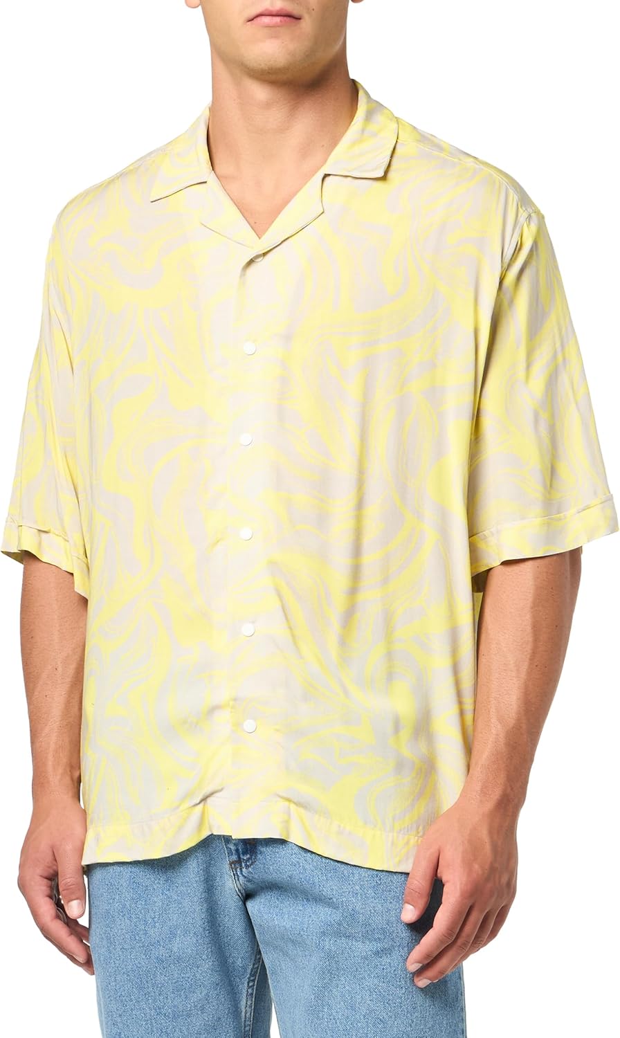 BOSS Мужская поплиновая рубашка с принтом, короткий рукав, на пуговицах, Taupe Paisley
BOSS Мужская поплиновая рубашка с принтом, короткий рукав, на пуговицах, Taupe Paisley