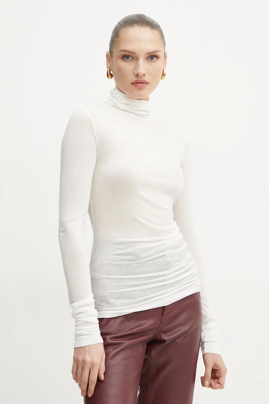 Лонгслив с добавлением шерсти Max&Co., бежевый
Лонгслив с добавлением шерсти Max&Co., бежевый