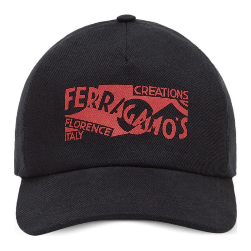Ferragamo Бейсболка с логотипом Venna, Black 
Ferragamo Бейсболка с логотипом Venna, Black