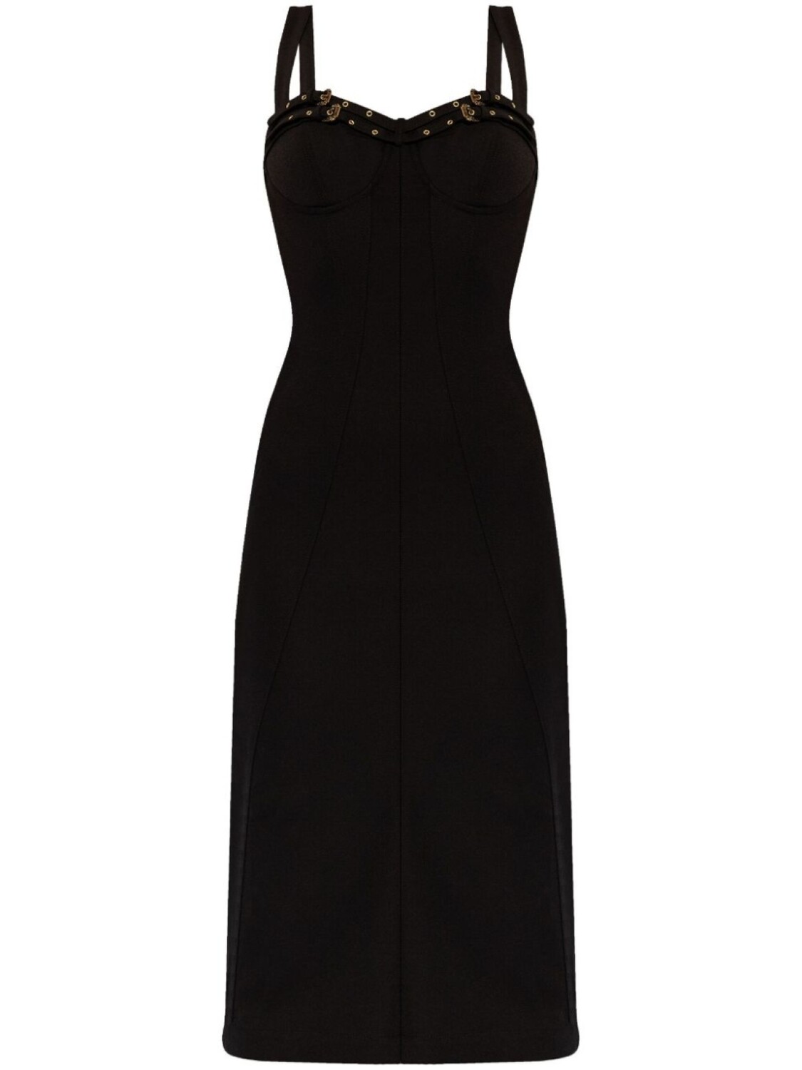 Versace Jeans Couture платье миди с пряжками, черный
Versace Jeans Couture платье миди с пряжками, черный