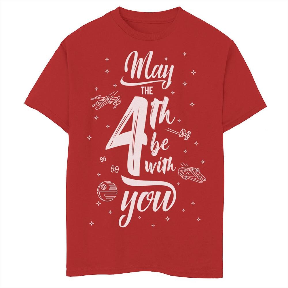 Футболка с рисунком «Звездные войны» для мальчиков 8–20 лет, космический текст «Четвертое мая» Star Wars, красный
Футболка с рисунком «Звездные войны» для мальчиков 8–20 лет, космический текст «Четвертое мая» Star Wars, красный