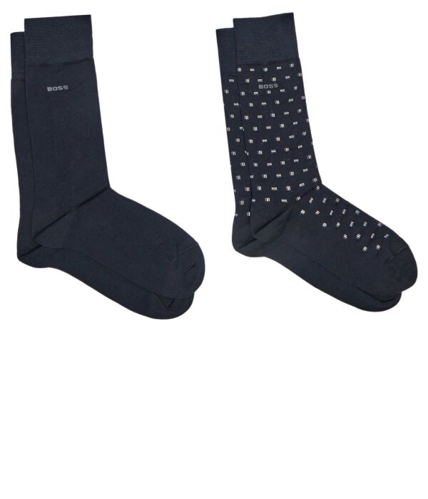 Носки мужские Boss с культовой символикой 2 пары, синий
Носки мужские Boss с культовой символикой 2 пары, синий