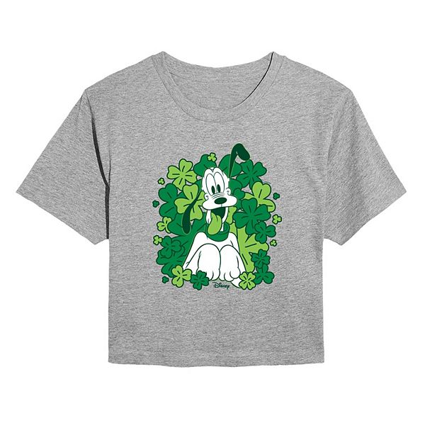 Juniors 's Pluto Shamrocks укороченная футболка Disney, Heather Gray
Juniors 's Pluto Shamrocks укороченная футболка Disney, Heather Gray