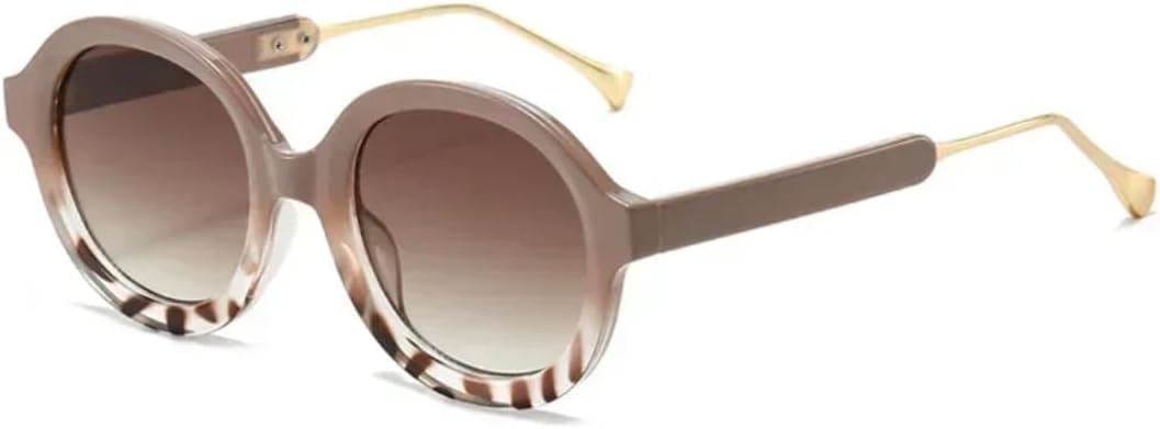 Солнцезащитные очки с защитой UV400 | Круглые, в стиле панк, с градиентным леопардовым принтом | для женщин и мужчин, для занятий спортом на открытом воздухе и вождения DSVIGF, Khaki Tea
Солнцезащитные очки с защитой UV400 | Круглые, в стиле панк, с градиентным леопардовым принтом | для женщин и мужчин, для занятий спортом на открытом воздухе и вождения DSVIGF, Khaki Tea