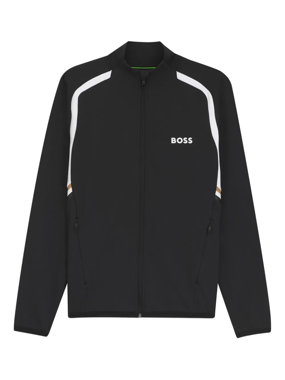 Полосатая толстовка на молнии Boss, черный
Полосатая толстовка на молнии Boss, черный